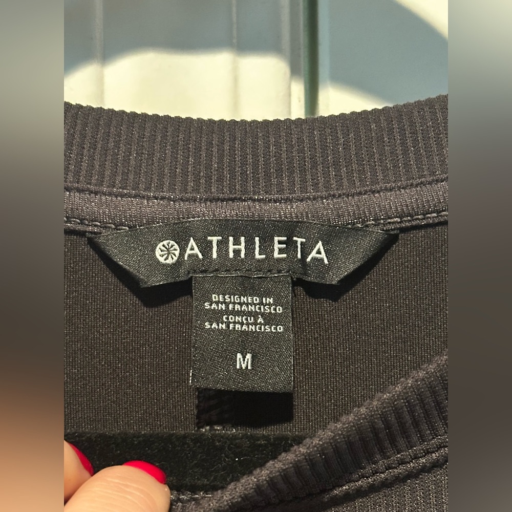 ATHLETA SEASOFT RIB TEE DRESS. WOMENS MEDIUM. - Picture 5 of 6